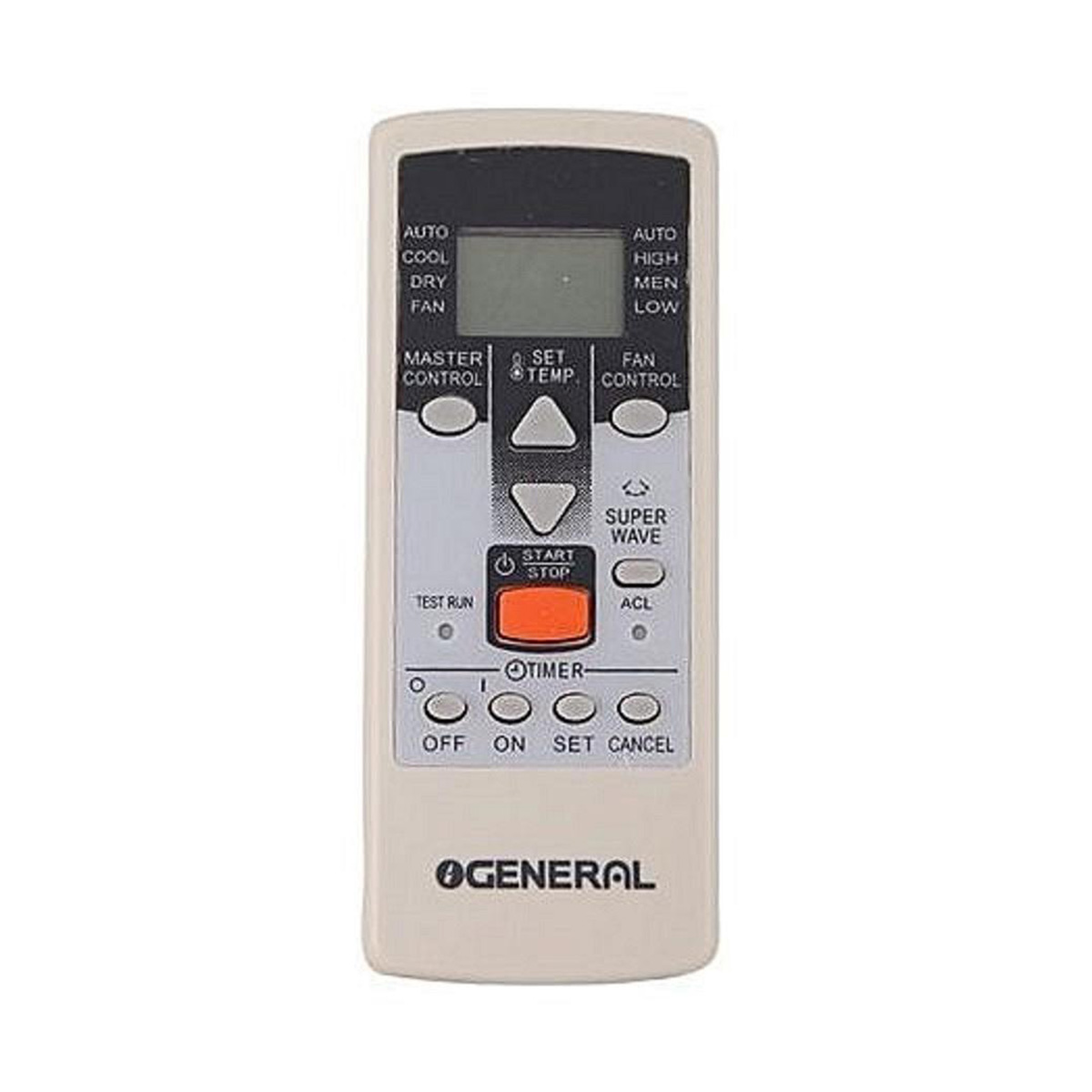 Remote Controller for General Split Type Air Conditioner Model AR-JE6. 