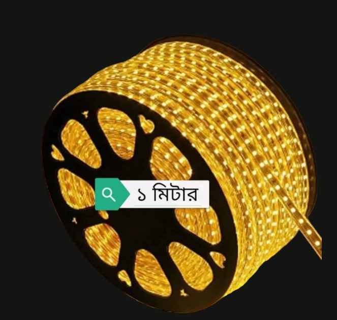 For Waterproof Led Strip Light With Adapter Customs Golden Colour 1-20 Meter Variation - Rgb Light. 