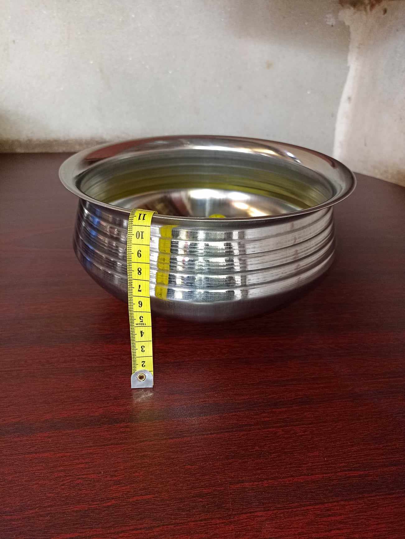 Stainless Steel Patil - Hari No 16 Size for Kitchen. 