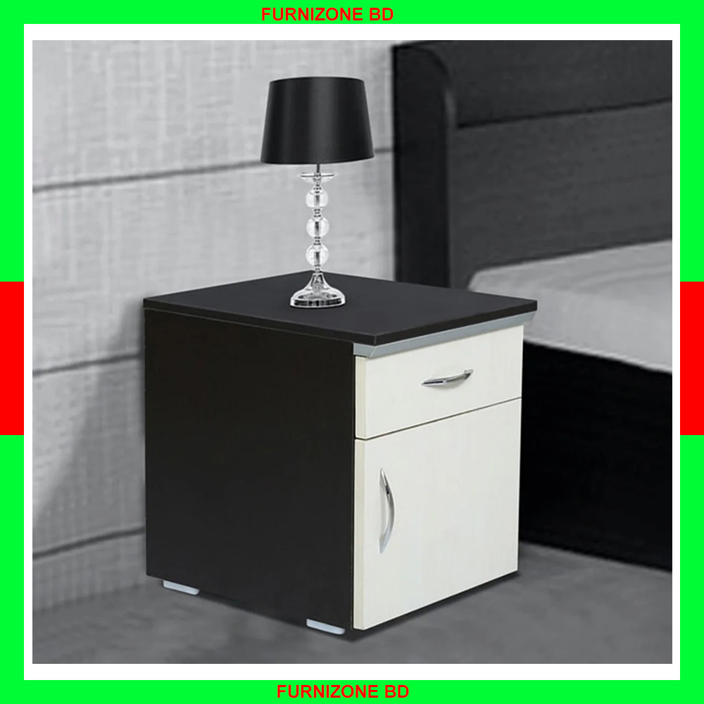Bed Side Table with Storage - Black And White Design By FURNIZONE BD ...