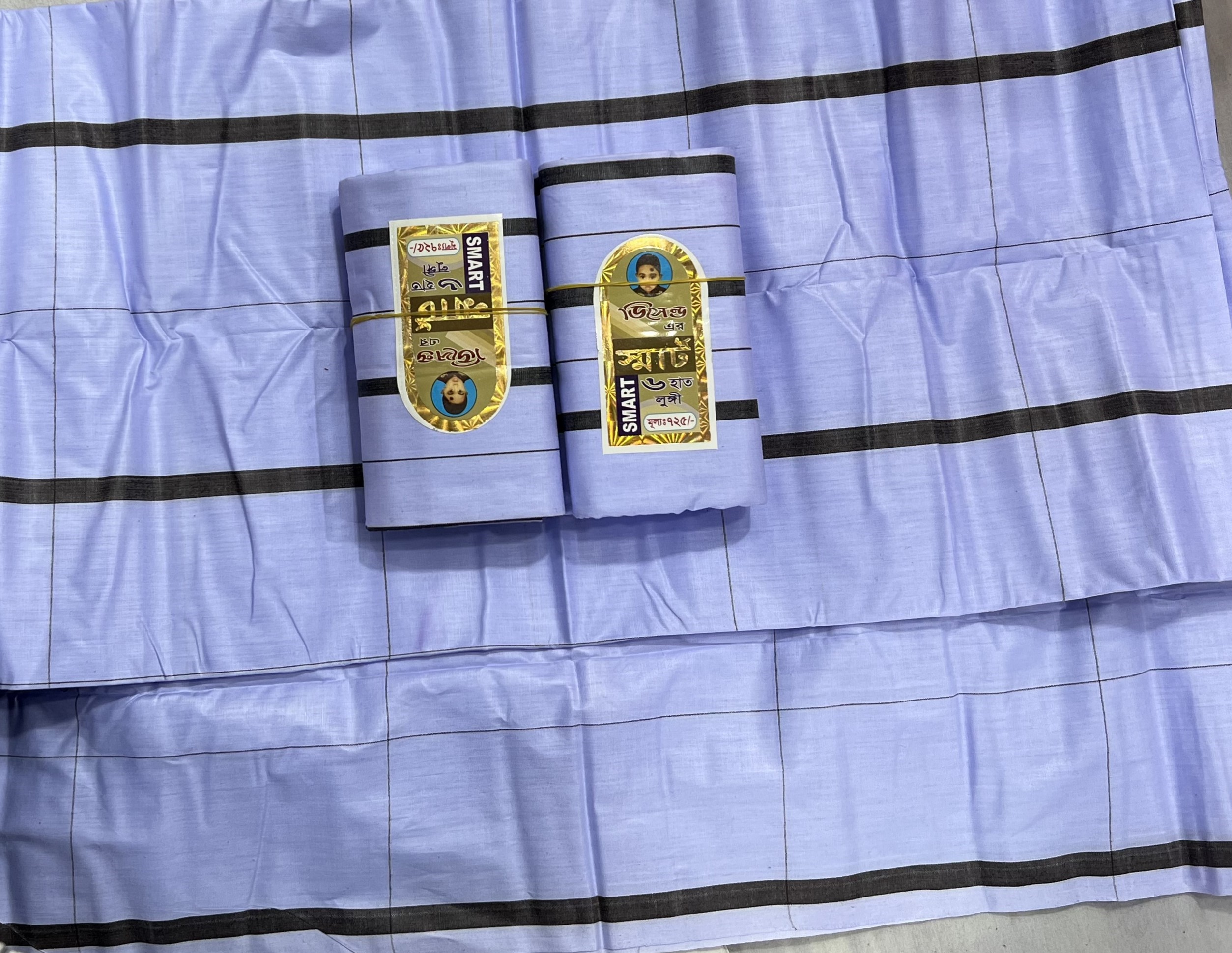 Decent Luxury Lungi Sirajganjs Traditional Handloom Made Lungi 100% Cotton Lungi 6 Hand Width 54" Height Lungi For Men