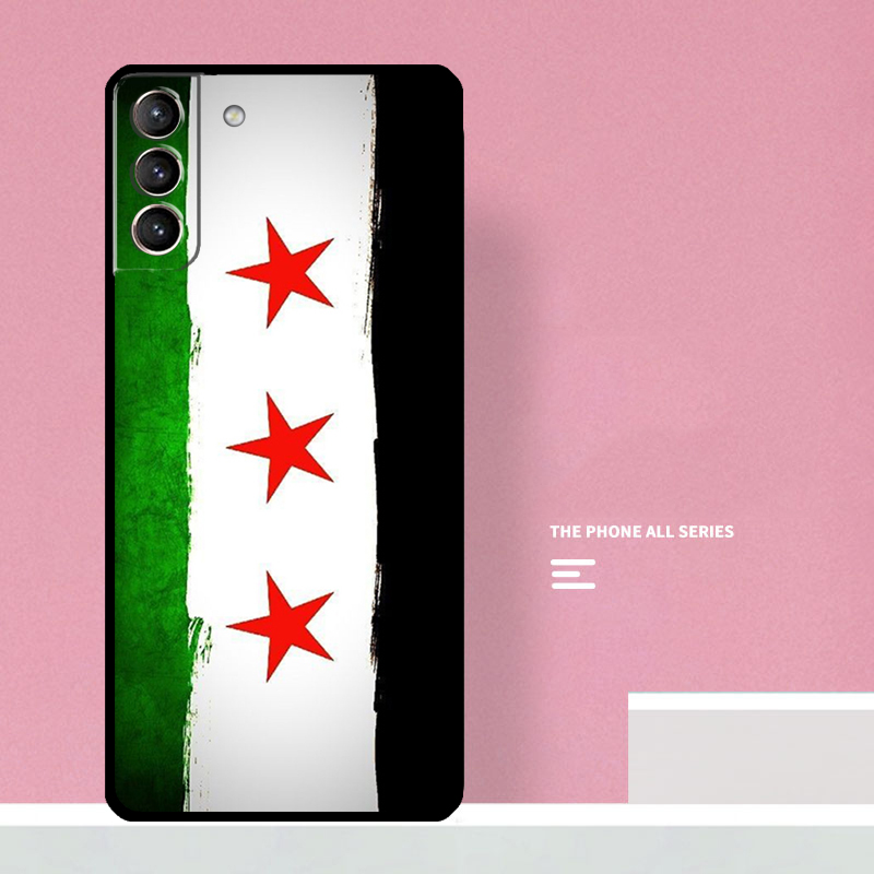 Syria Syrian Republic Flag Case For Samsung Galaxy S20 FE S21 S22 S23 Ultra S8 S9 S10 Note 10 Plus 20 Ultra Cover. 