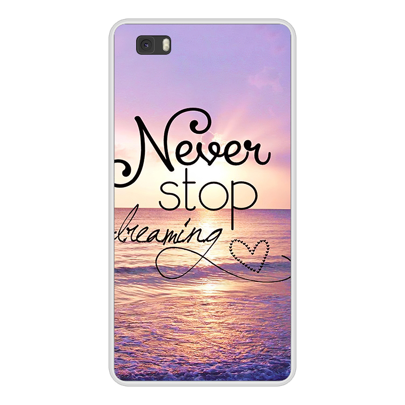 For Huawei ALE-L21 Funda For Huawei P8 Lite 2015 Case Cover Black TPU Silicone For Huawei P 8 Lite Phone Shell P8Lite 2015 Back. 