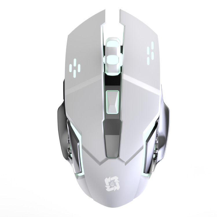 Luminous gaming mouse is suitable for king of chicken, LOL game office, 6D laser computer peripherals, Bluetooth mouse. 