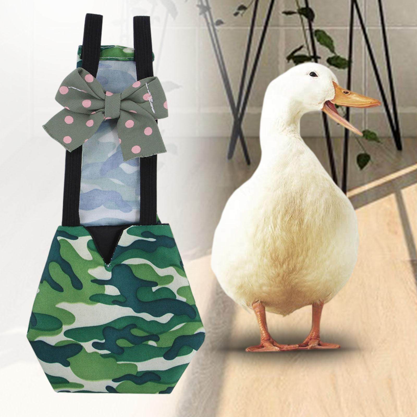 Chicken Duck Diaper Costume with Elastic Band Poultry Nappy for Bantam Hens Ducks. 