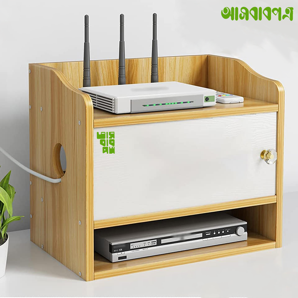 Shelf Side box Router Self Height 14 Inch Width 13 Inch Depth 12 Inch Model RS207