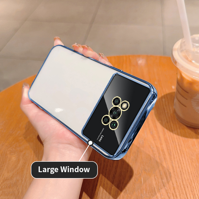 Lenuo New Design Accessories Mobile Phone Case for Xiaomi Poco X3 / X3 Pro / X3 NFC Luxury Big Camera Window Shockproof Back Cover. 