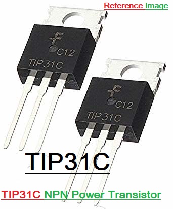 2Pcs- TIP31C Transistor TIP31 Transistor TIP31C IC TIP31C MOSFET NPN Transistor 100V 3A 40W 3 Pin Leads TO-220 Transistor IC. 