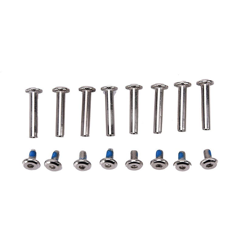 8x/set inline roller axles blades screws skate wheel bolts for skate shoes