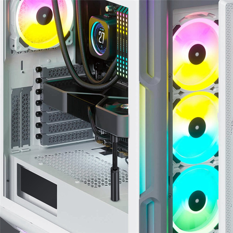 Graphics Card GPU Holder Support Adjustable Telescopic Rotary Screw Aluminum Alloy Video Card Sag Bracket Desktop(Mini). 