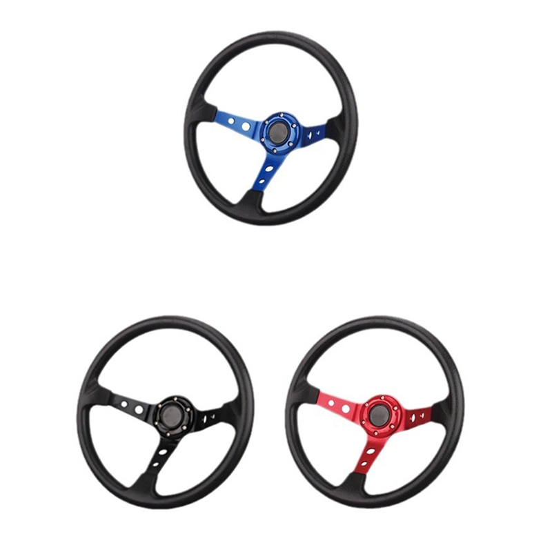 XHHDQES For G29 Racing Game, Racing Steering Wheel Gaming Steering Wheel Universal, 14 Inch 350mm, C. 
