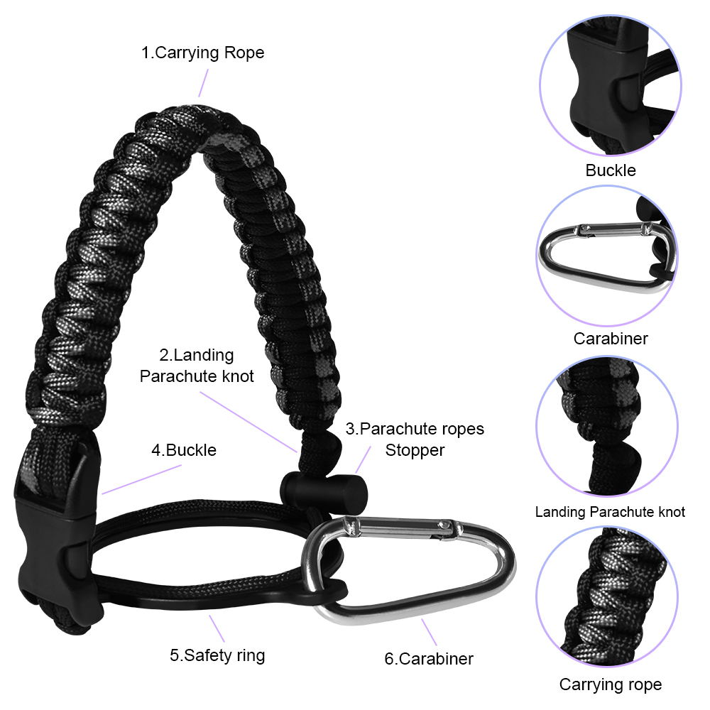 Hydrofresh Accessories 1 Liter Hydro Fresh Tumbler Accessories 650ml Silicon Boot with Paracord Handle for tumbler Wide Mouth Water bottles Hydro Fresh Accessories Silicone Boot for Tumbler Paracord Handle Set. 