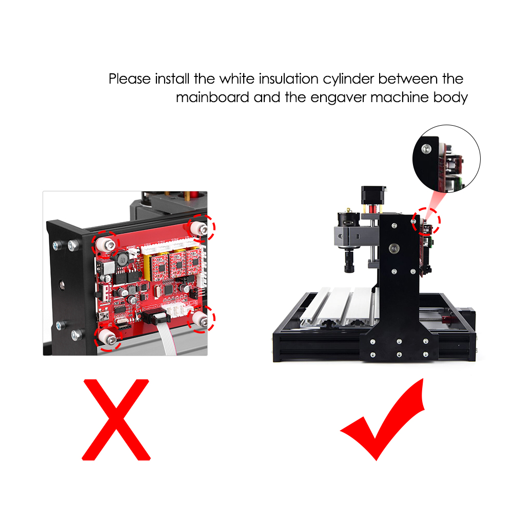 KOGEEK 5500mw Upgrade Version CNC 3018 Pro GRBL Control DIY Mini CNC Machine 3 Axis Pcb Milling Machine Wood Rou-ter Engraver with Offline Controller with ER11 and 5mm Extension Rod Working Area 300*180x40mm. 