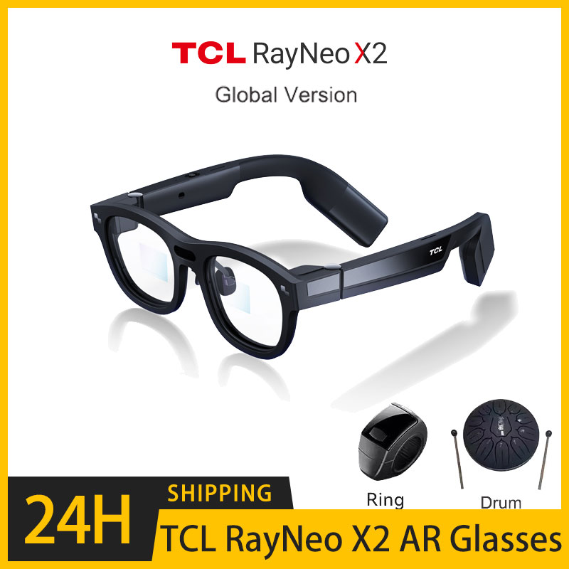[Global Version] TCL RayNeo X2 AR Glasses All-in-one 215 Max Screen 3D Smart Glasses With Ring For Switch Video Music Playing