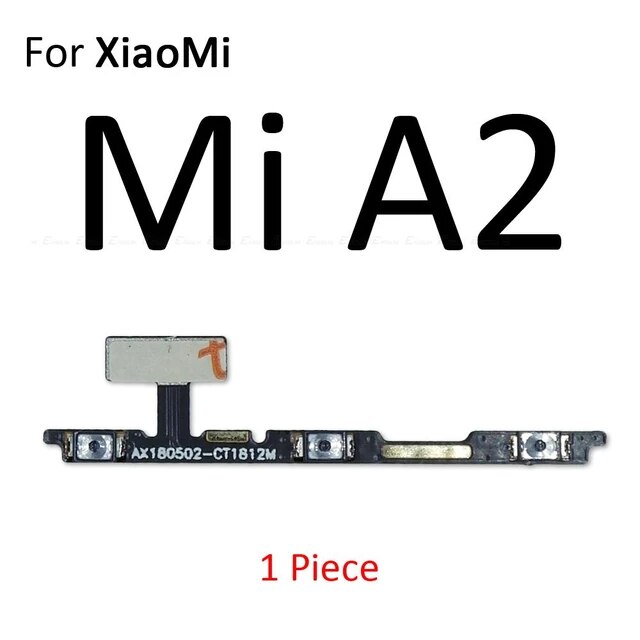 Power and Volume Button Flex Cable Compatible with Mi A2