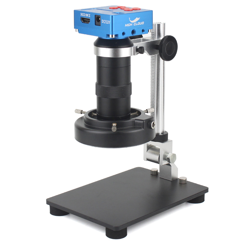 SONY 48MP 4K 1080P HDMI USB Digital Video Monocular Microscope Camera 130 Zoom C-Mount Lens For Phone Soldering Repair Tools