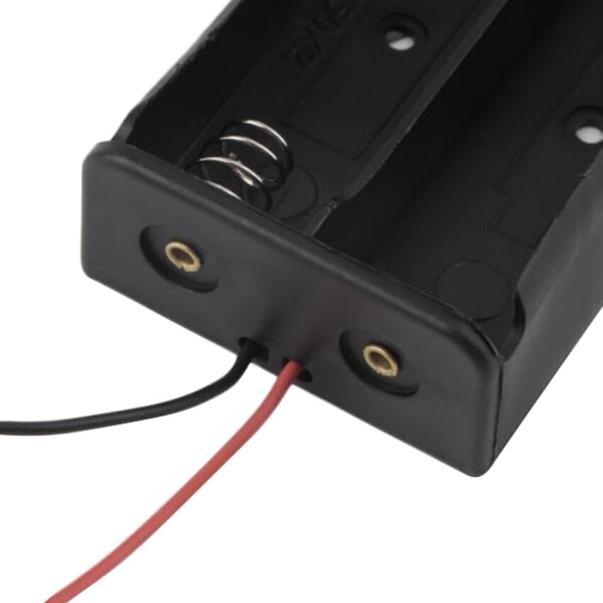 Parallel 2 TANK 18650 Battery Holder 18650 With Leads Cables 18650 Battery Holder 7.4V Battery Holder Case 18650 Rechargeable Battery Holder Case. 