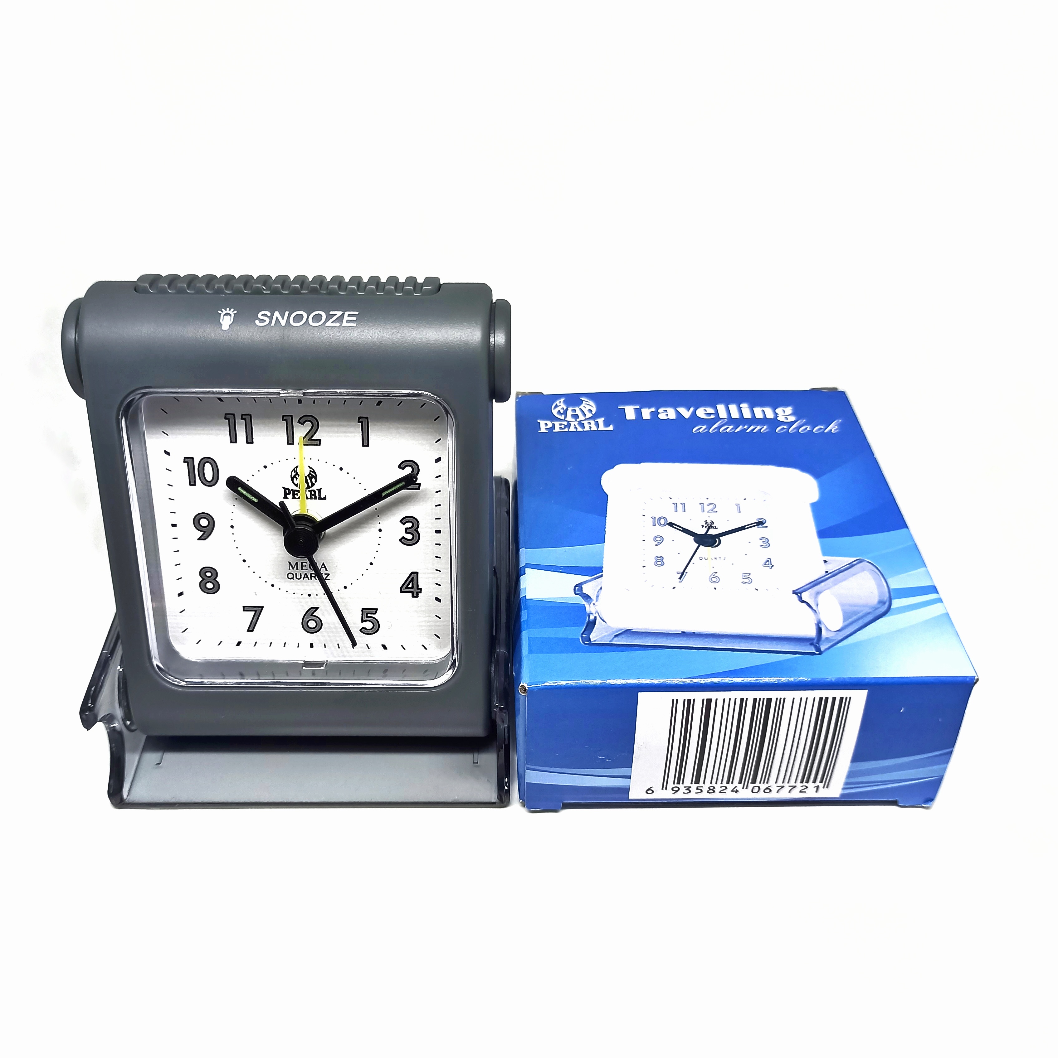 Pearl Travelling Small Analog Alarm Clock