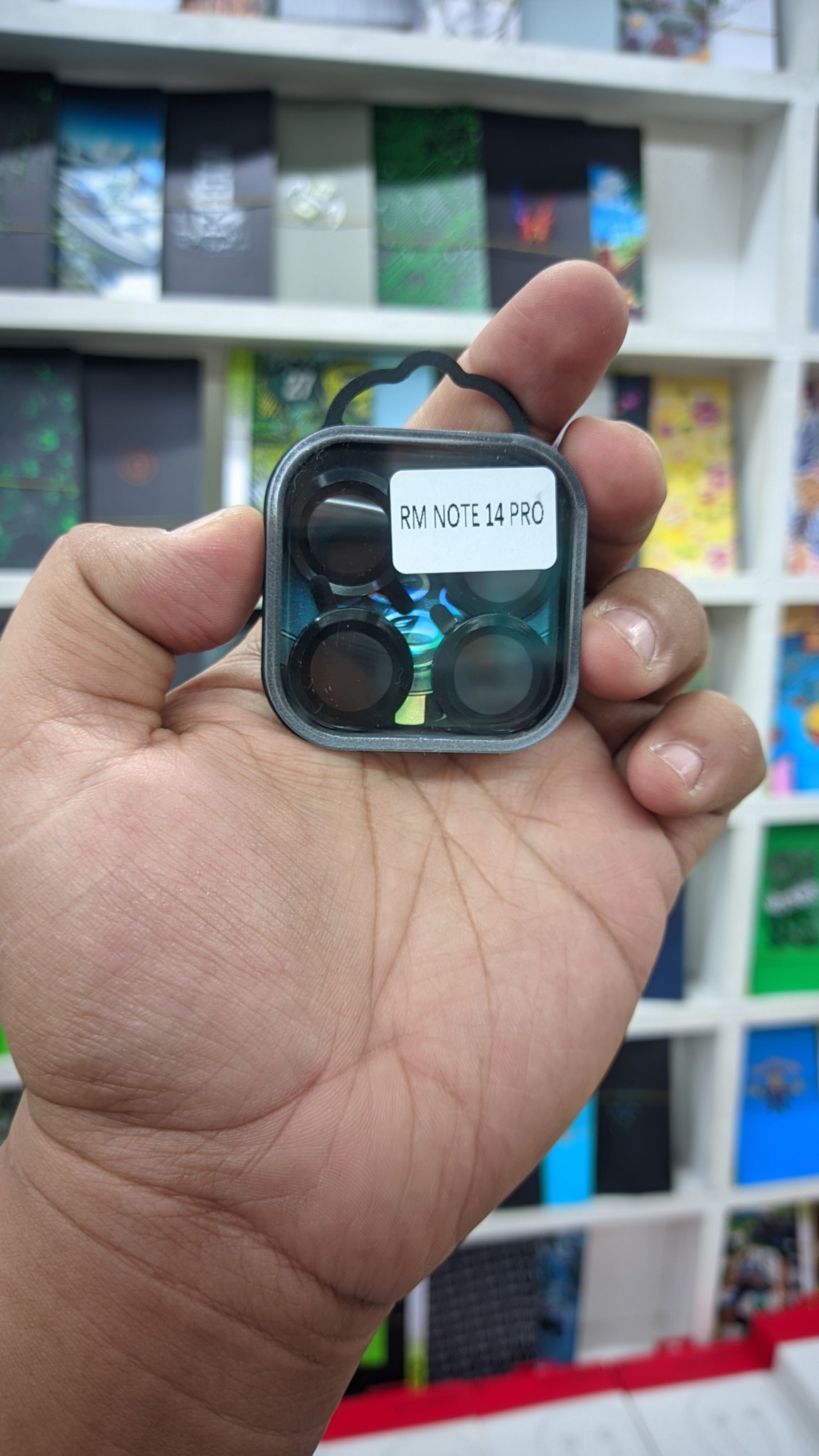 Premium High Quality Camera Ring Lens Protector for Xiaomi Redmi Note 14 Pro 5G 9H Hardness Full Coverage Camera Metal Ring Ultra-Thin/Clear - Silver/Black. 