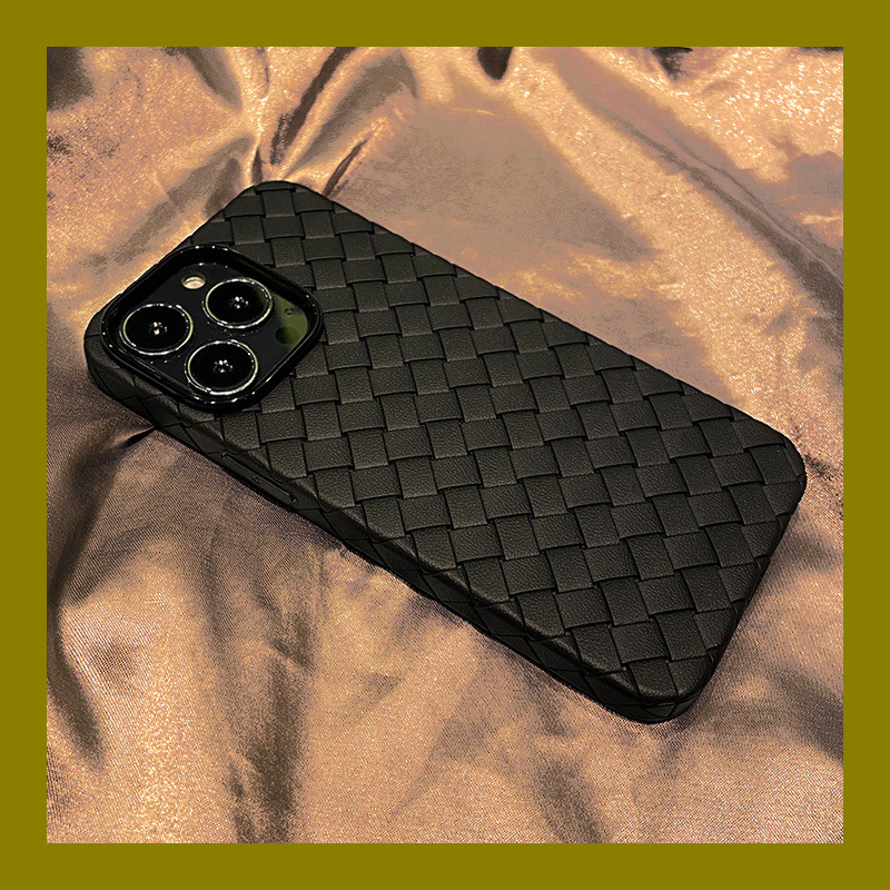 【Solo Yolo】Light and Thin Heat Dissipation Woven Pattern Suitable iPhone14 Phone Case Apple 11/13 Huawei mate40pro Soft Shell 12