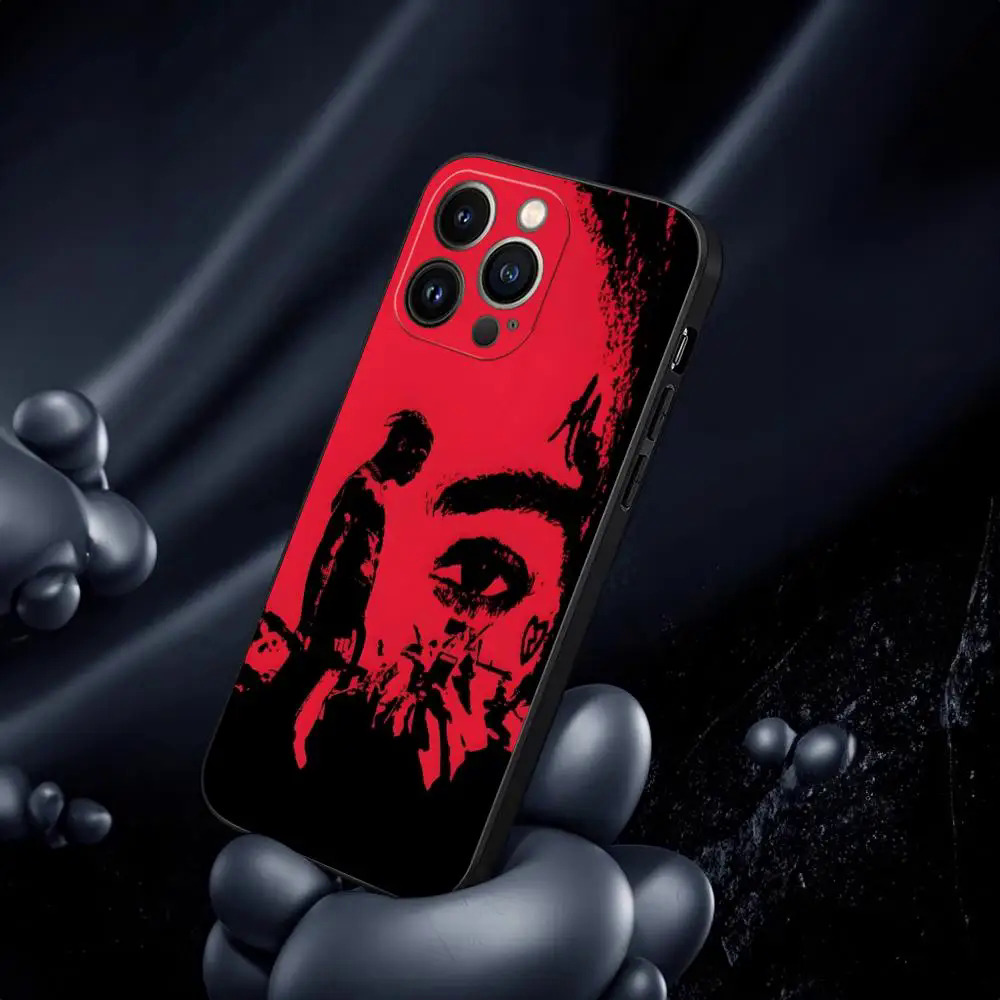 【Mascaraara】Rapper-X-XXXtentacion 17 NUMB Phone Case For Iphone 15 14 13 Mini 11 12 Pro Max Xr X Xs 7 8 Plus Shockproof Back Cover. 