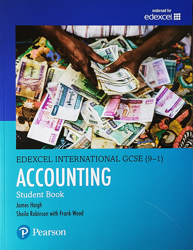 Pearson Edexcel International GCSE (9-1) Accounting Student Book. 