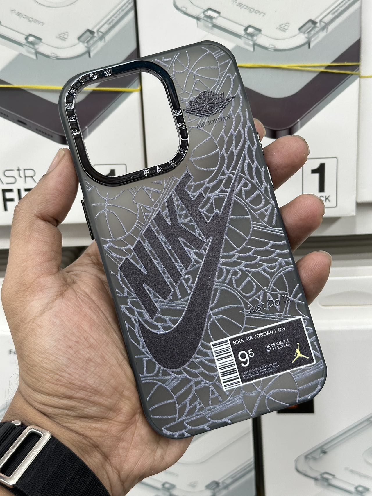 For iPhone 13 available NIKE pattern TPU material skin feeling phone case Cool Phone Case Back Cover
