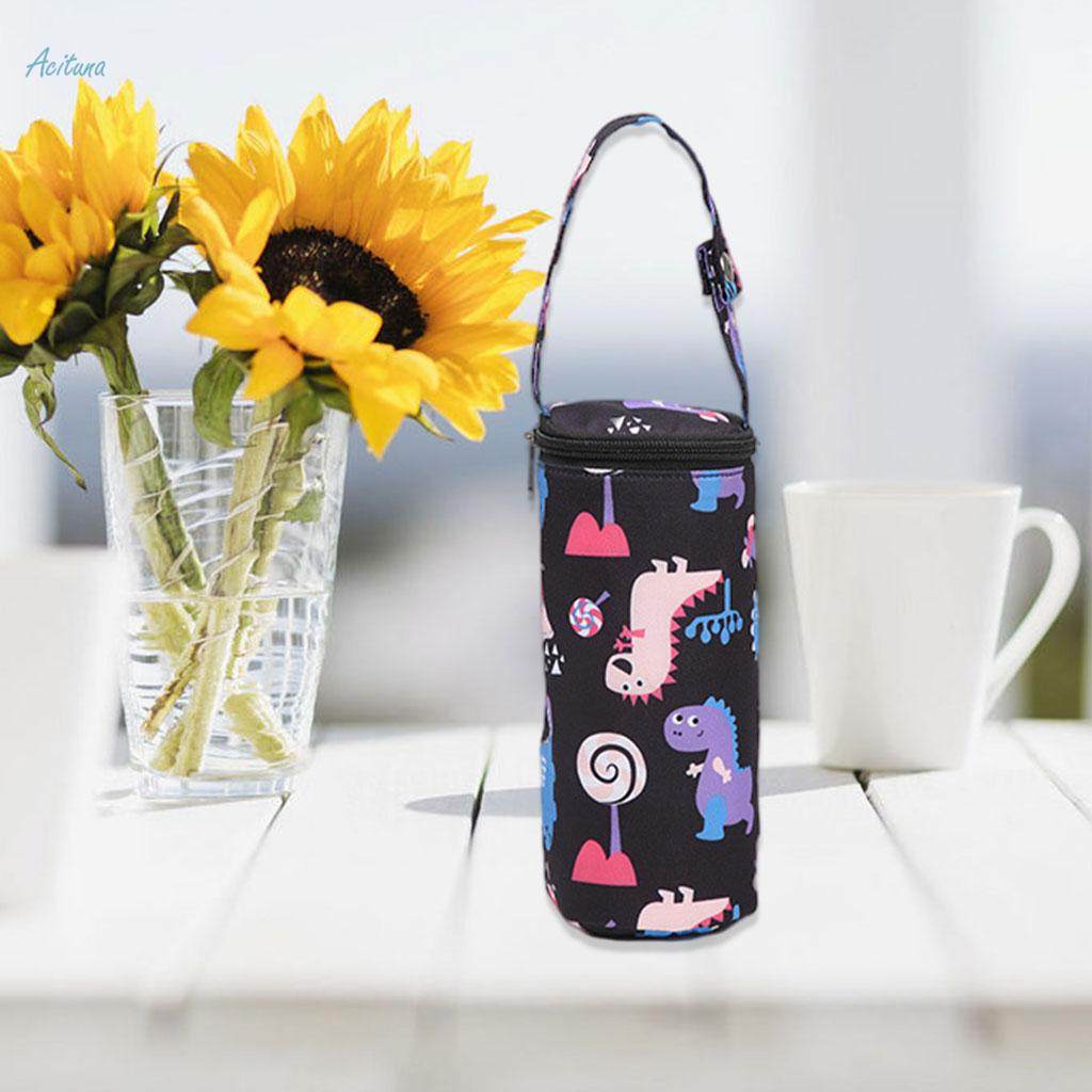 2 x Portable Insulated Baby Bottle Bag Reusable for Daycare Travel Carrier. 