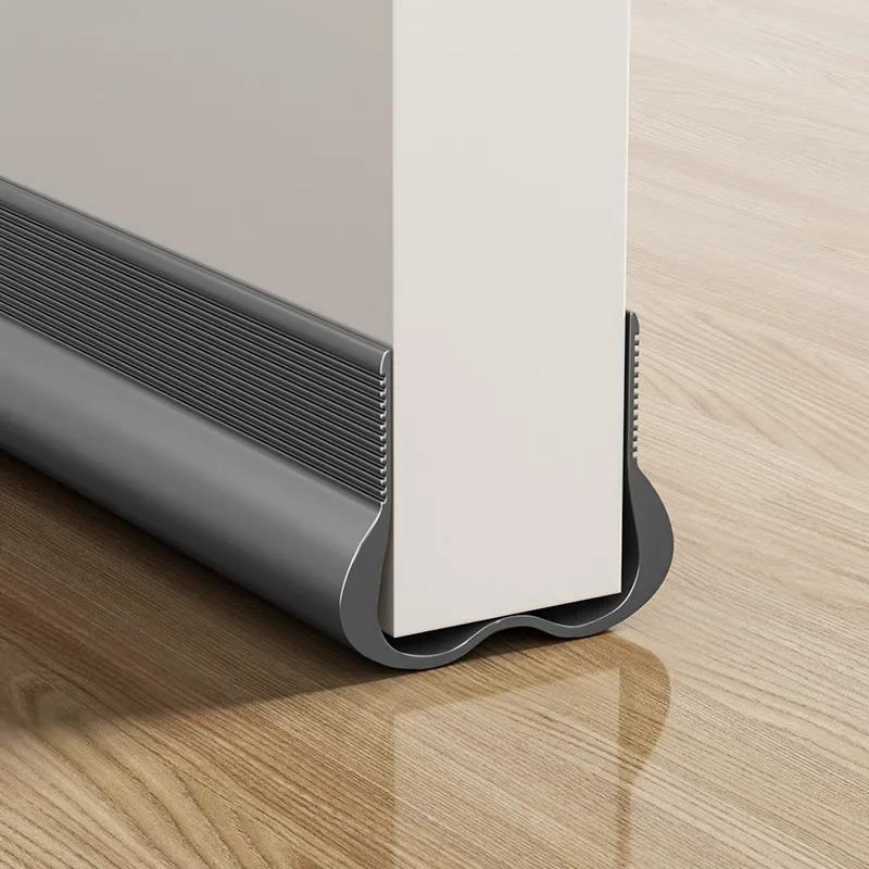 New PVC Flexible Door Bottom Sealing Strip Under Door Draft Stopper Sealing Strip OundProof Gasket Weatherstrip Draft Guard. 