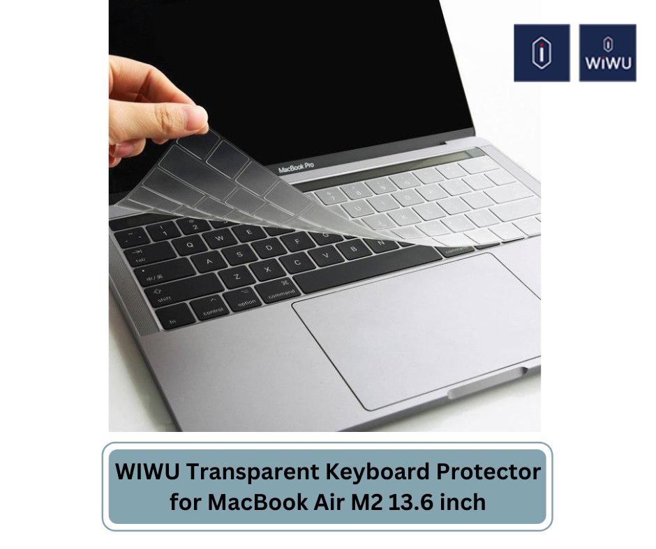 WIWU Laptop Keyboard Protector For MacBook Air 13.6 inchi M2 Chip Series 2022 - TRANSPARENT