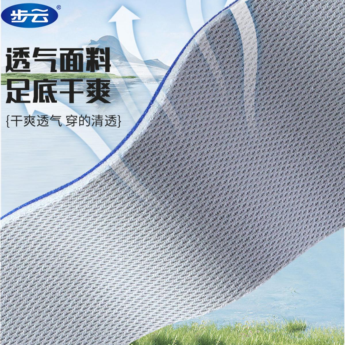 Soft Elastic Sweat-Absorbent Breathable Insole Soft and Comfortable Soft Bottom Fast Sweat-Absorbent Dry Running Thin Four Seasons Soft and Super Soft