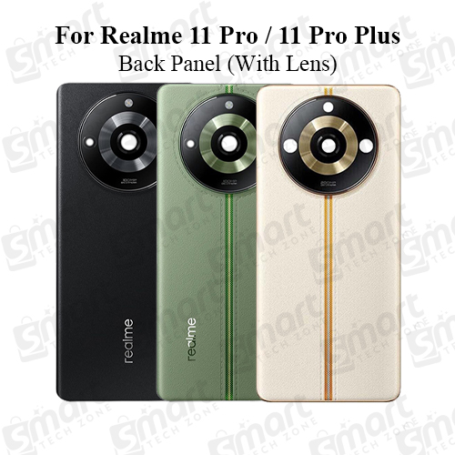 Realme 11 Pro / 11 Pro Plus Back Housing Frame - 100MP/200MP Camera Glass Replacement (All Colors)