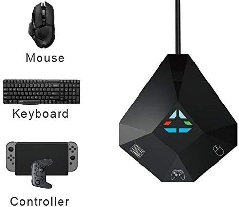Mouse And Keyboard Converte, USB Connection ,Keyboard And Mouse Adapter For PS4, PS3, Xbox One, Xbox 360, Nintendo Switch Lite