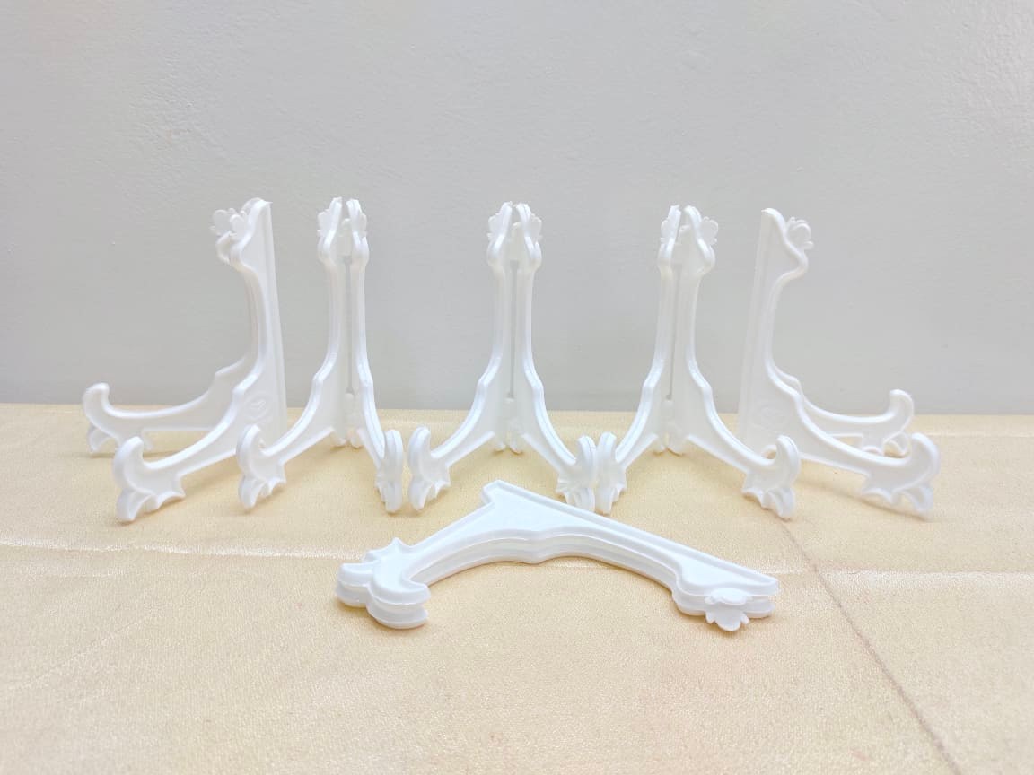 Plastic Easels 12 Pcs Plate Holder Stand Display Stands Picture Frame Stand Holder 4.5 Inch. Cd70. - Router Stand