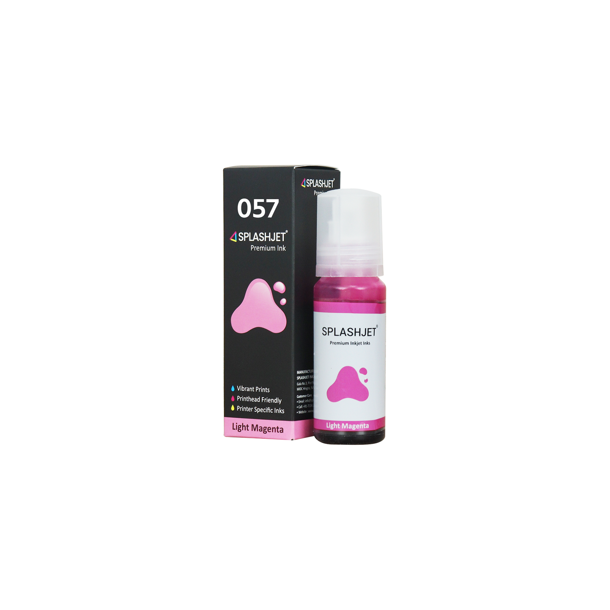 Epson 057 Splashjet Premium Refill Ink for Epson L8050, L18050 Printer . 6 Color Ink. Full Set 6 Color Ink. 70gm. 