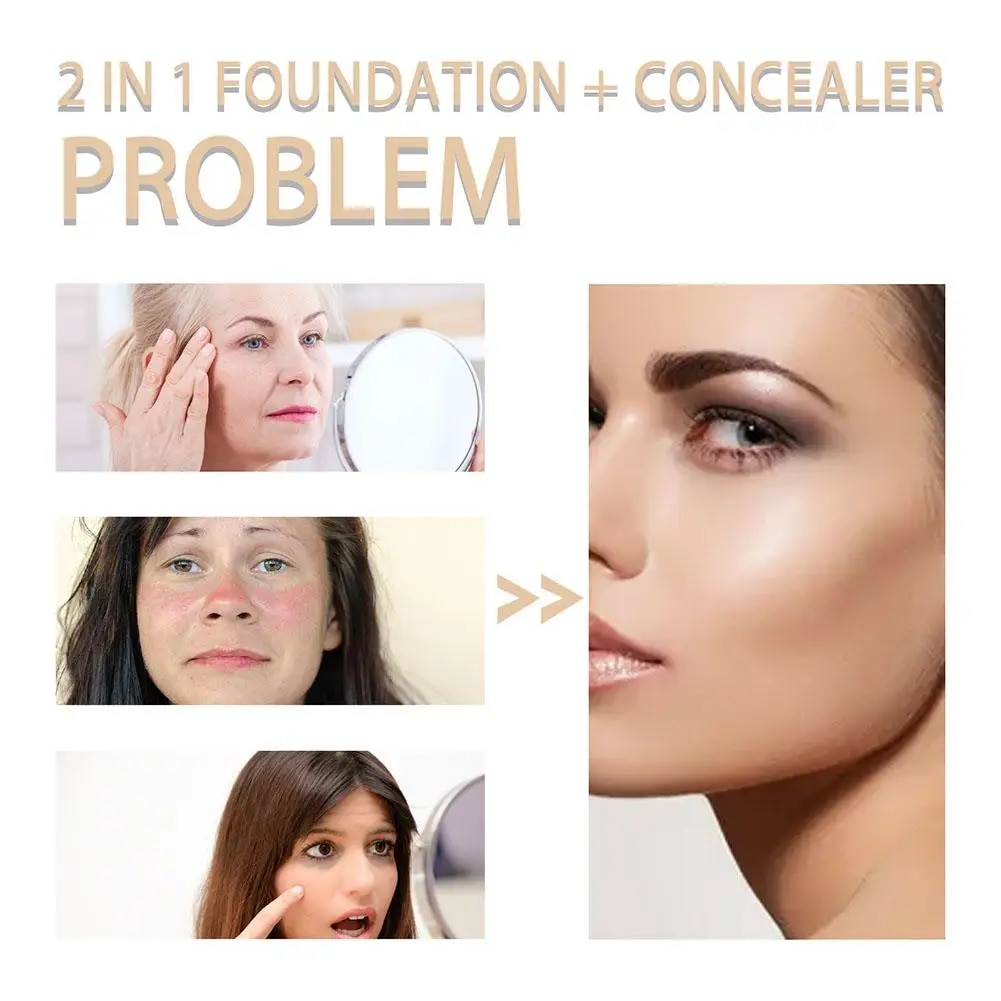 JAYSUING 2-in-1 Double Head Concealer Remove Spot Black Makeup High Acne Mark Coverage Eye Makeup Face Invisible Correction U7L1. 