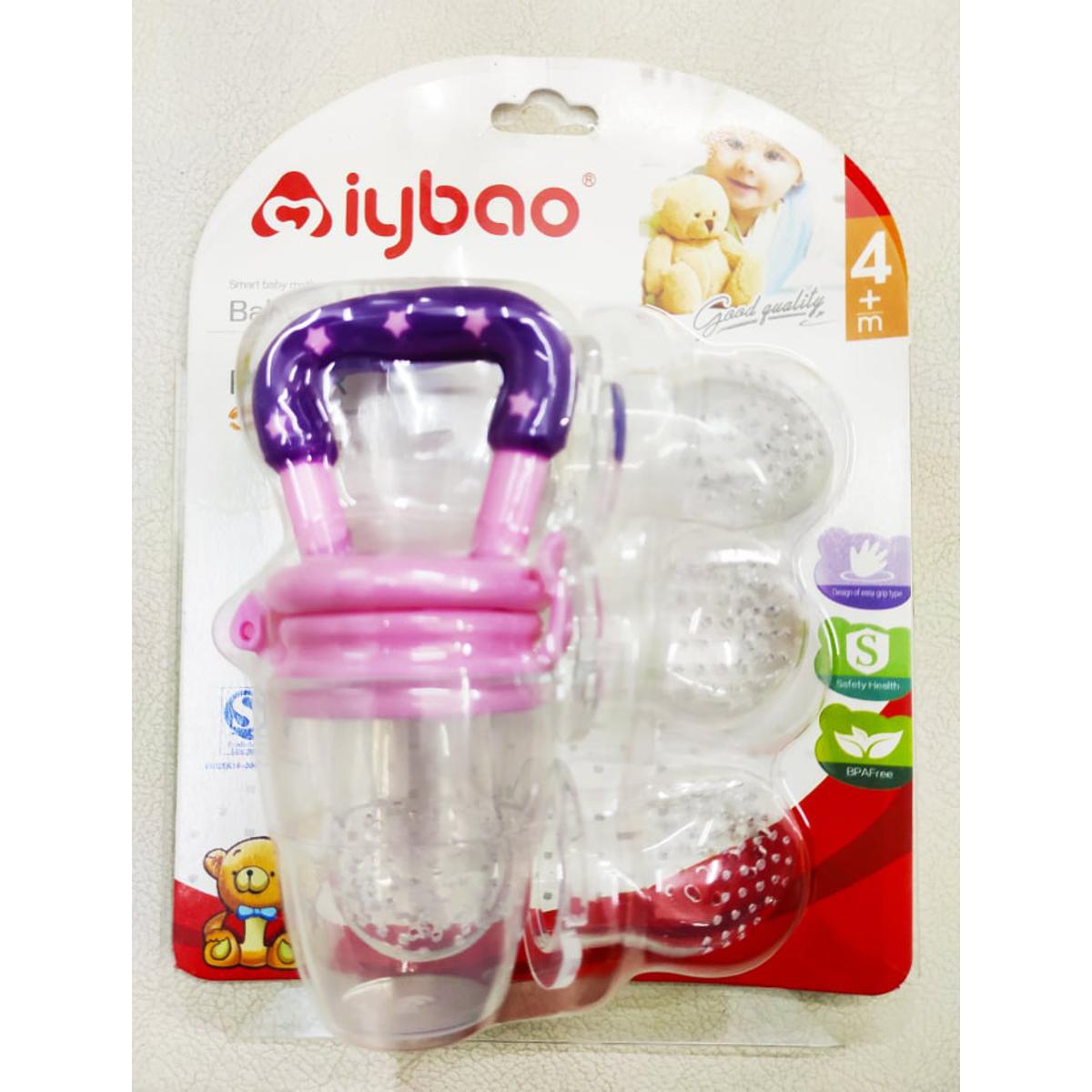 New Baby Food Feeder Soother Teether for Eating Fresh Fruit Vegetables Meat ( Extra 3 Nipple )