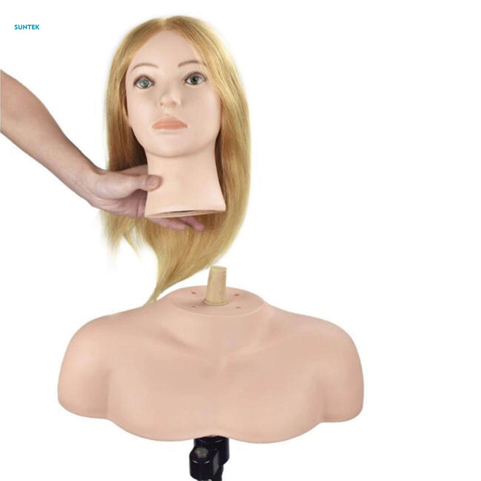Cosmetology Mannequin Model Bust Shoulder Platform for Display S. 