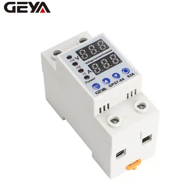 Under and Over Voltage and Current Protector,GEYA Brand,current Protector, Surge Protector ,Electric Appliance Protector, 220v Adjustable Over and Under Voltage and Current Protector