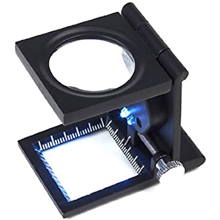 Thread Counting Glass 10X Linen Tester Magnifier, Mini Inspection Tools. 