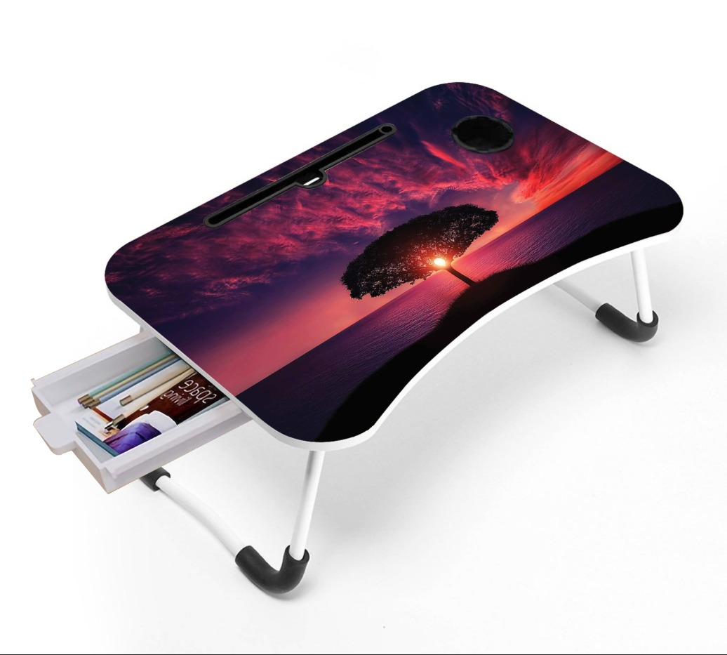 unique portable laptop table  and kids study table for babys study  table kids item  man item  man item women item ladys item Computer Laptop Desk Small Foldable Multi-Function Bed Desk Simple Dormitory Lazy Table Bed with Laptop Table. 