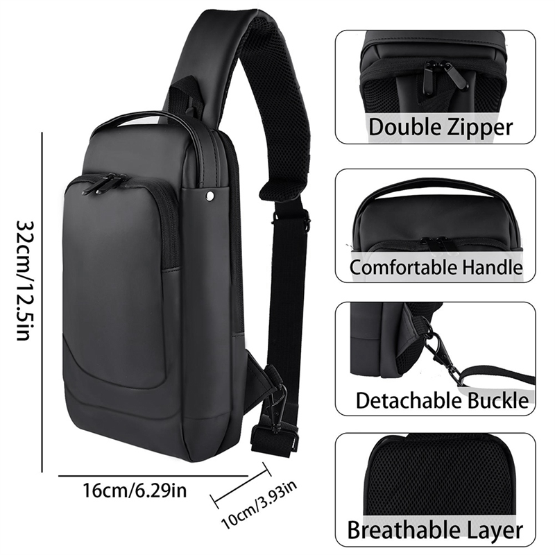 1 Piece for Steam Deck Crossbody Bag Shoulder Carry Bag Adjustable Game Console Shoulder Bags Black