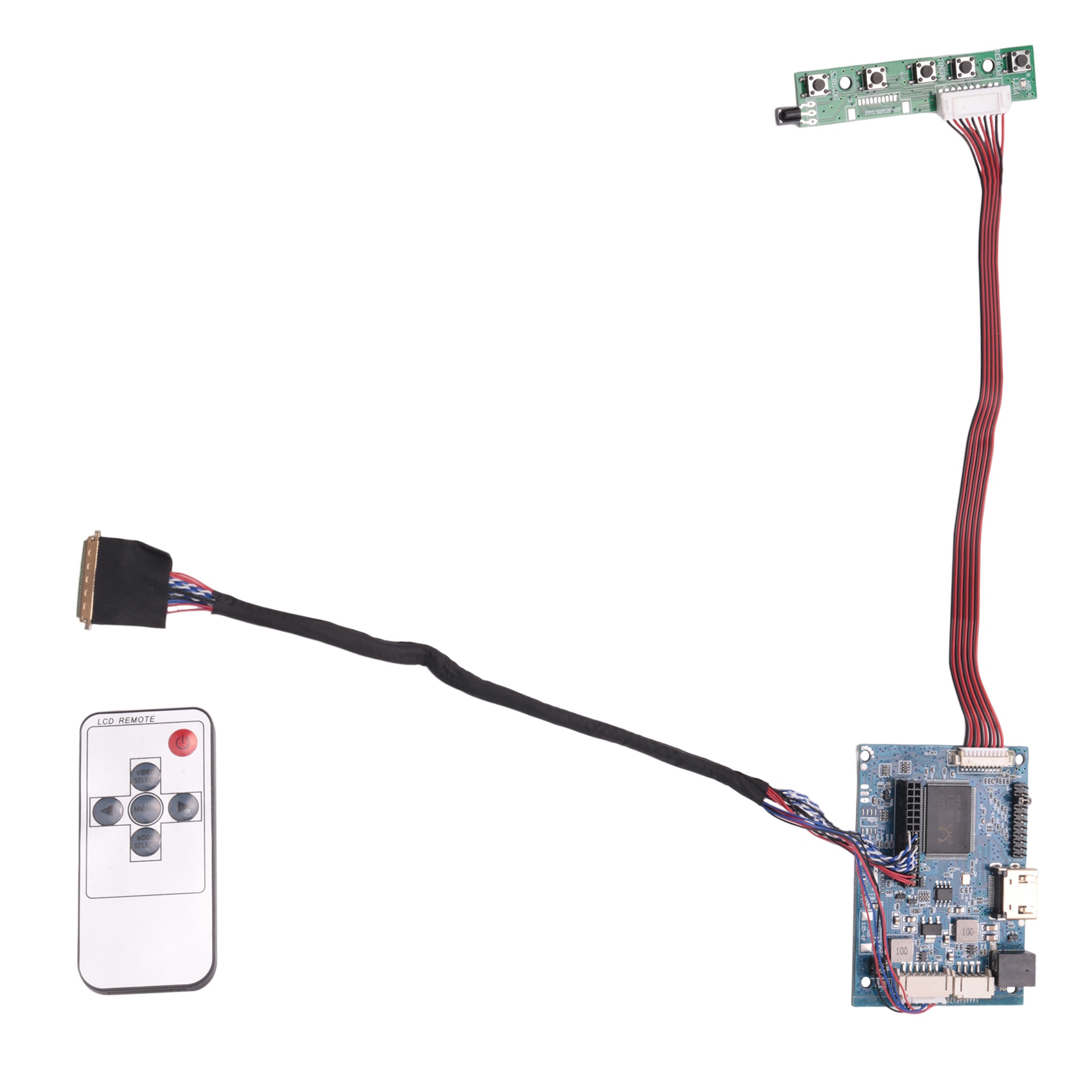 LCD Controller Board for 15.6Inch B156XW02 with Remote Control