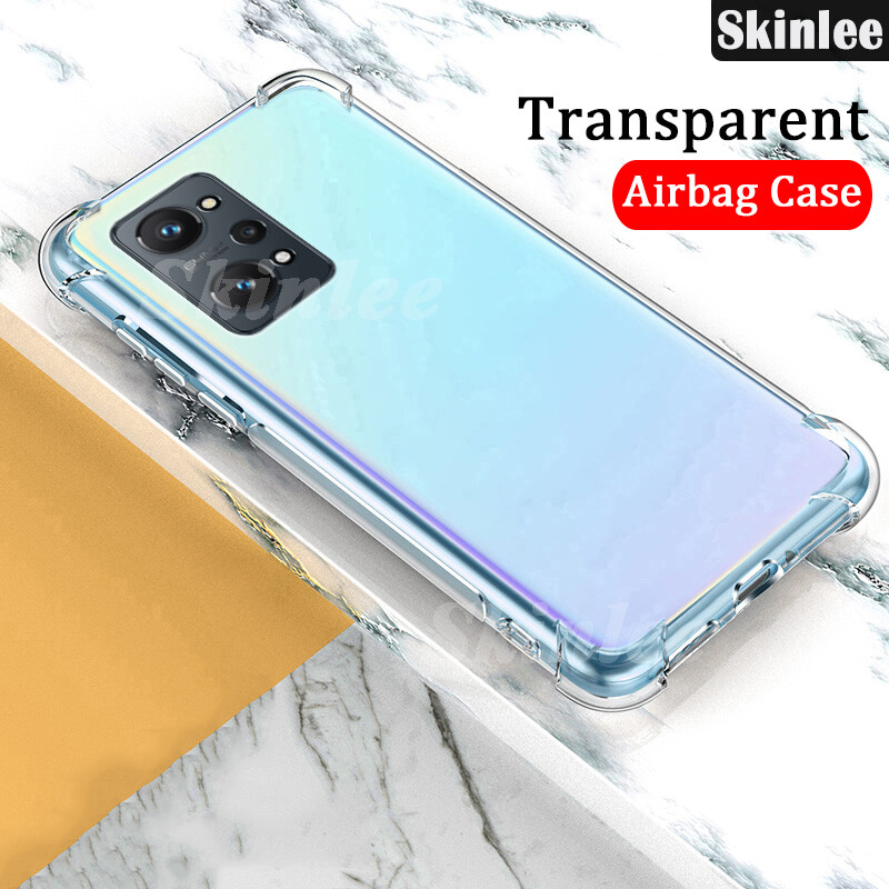Phone case Realme GT NEO 2 Soft Transparent Airbag Full Protection clear Back Cover Realme GT NEO2 Phone cases cover. 