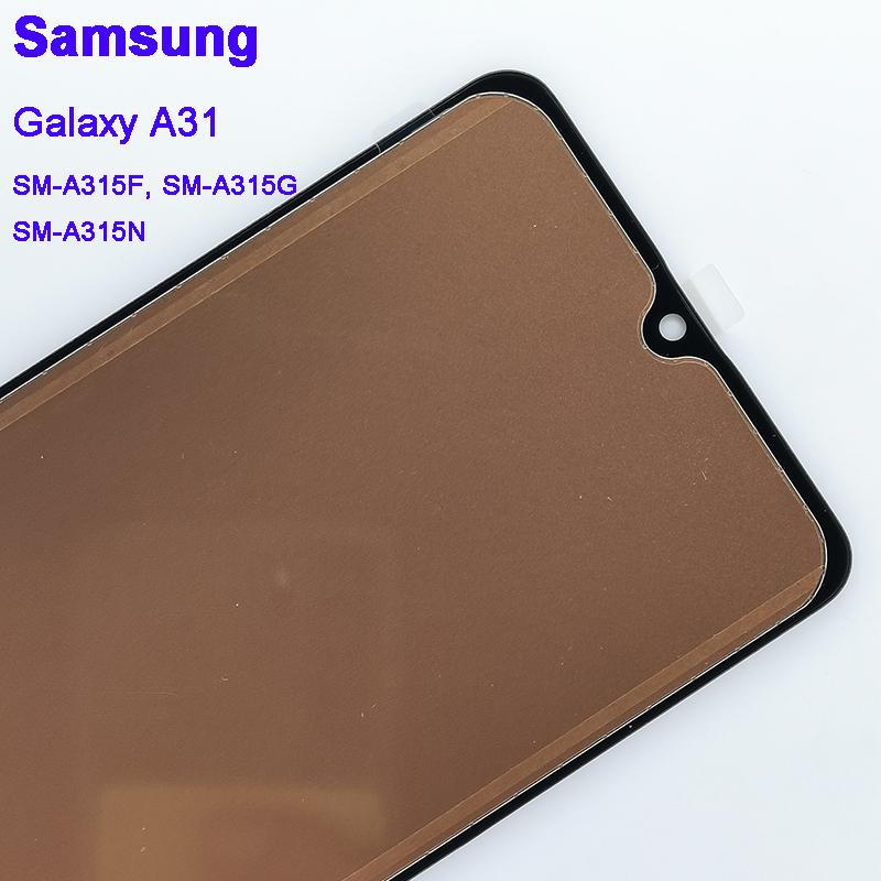 6.4'' INCELL For Samsung Galaxy A31 LCD Display Touch Screen Digitizer Replacement Parts For Samsung A315 SM-A315F/DS LCD. 