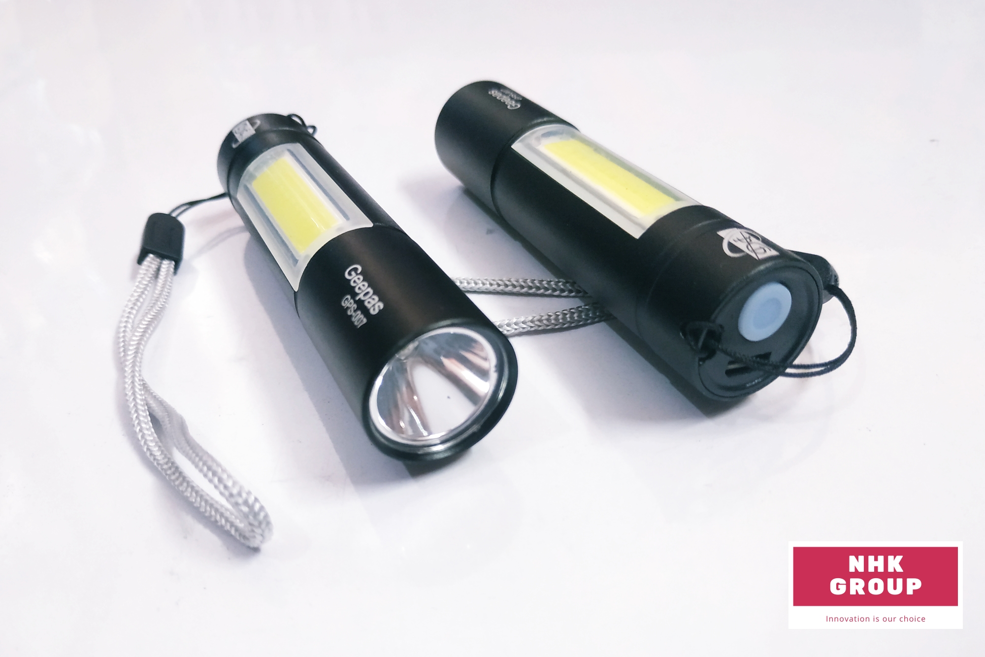 Geepas রিচার্জেবল উচ্চ শক্তি led টর্চ লাইট - torch light. 