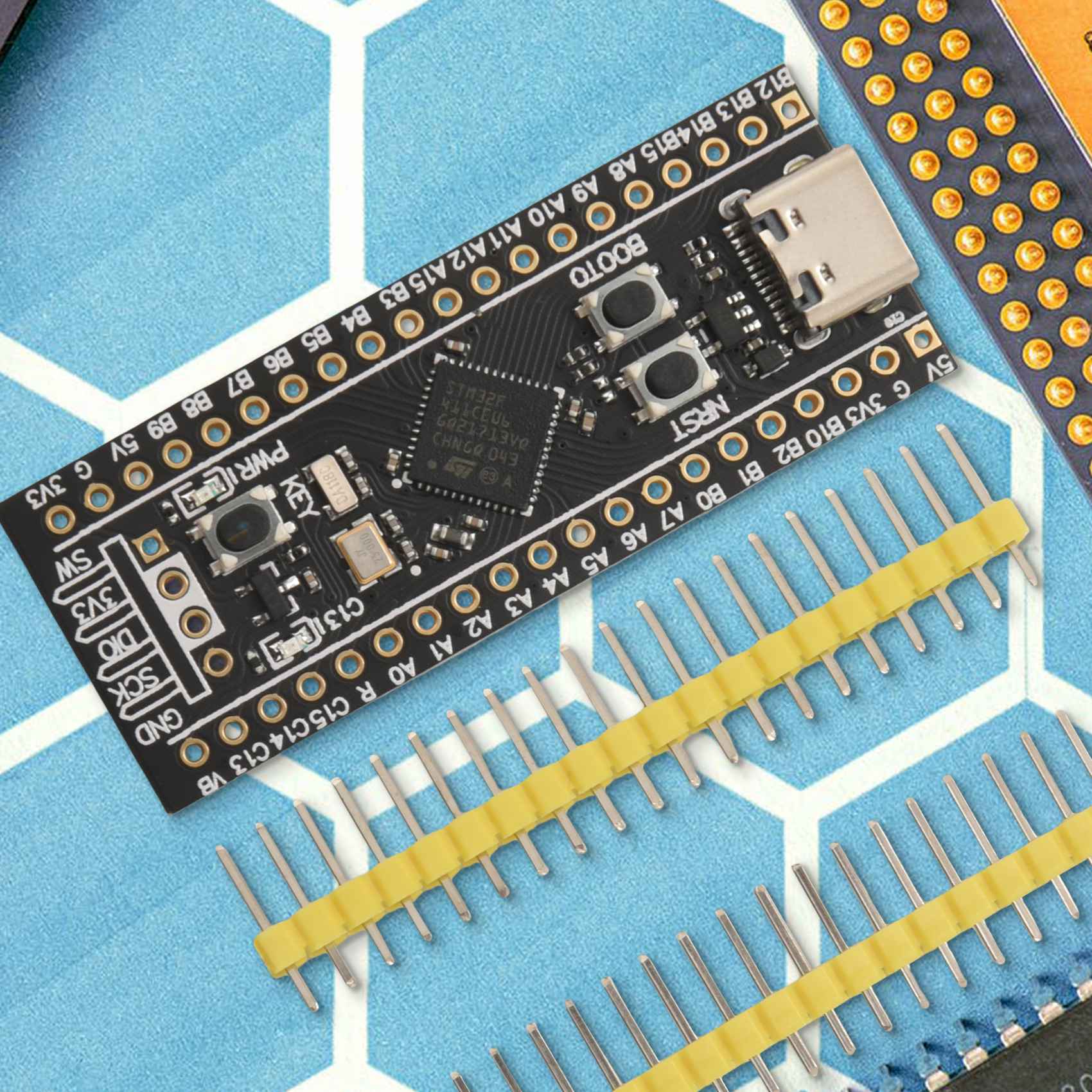 STM32F411 Development Board, STM32F411CEU6 STM32F4 Learning Board. 