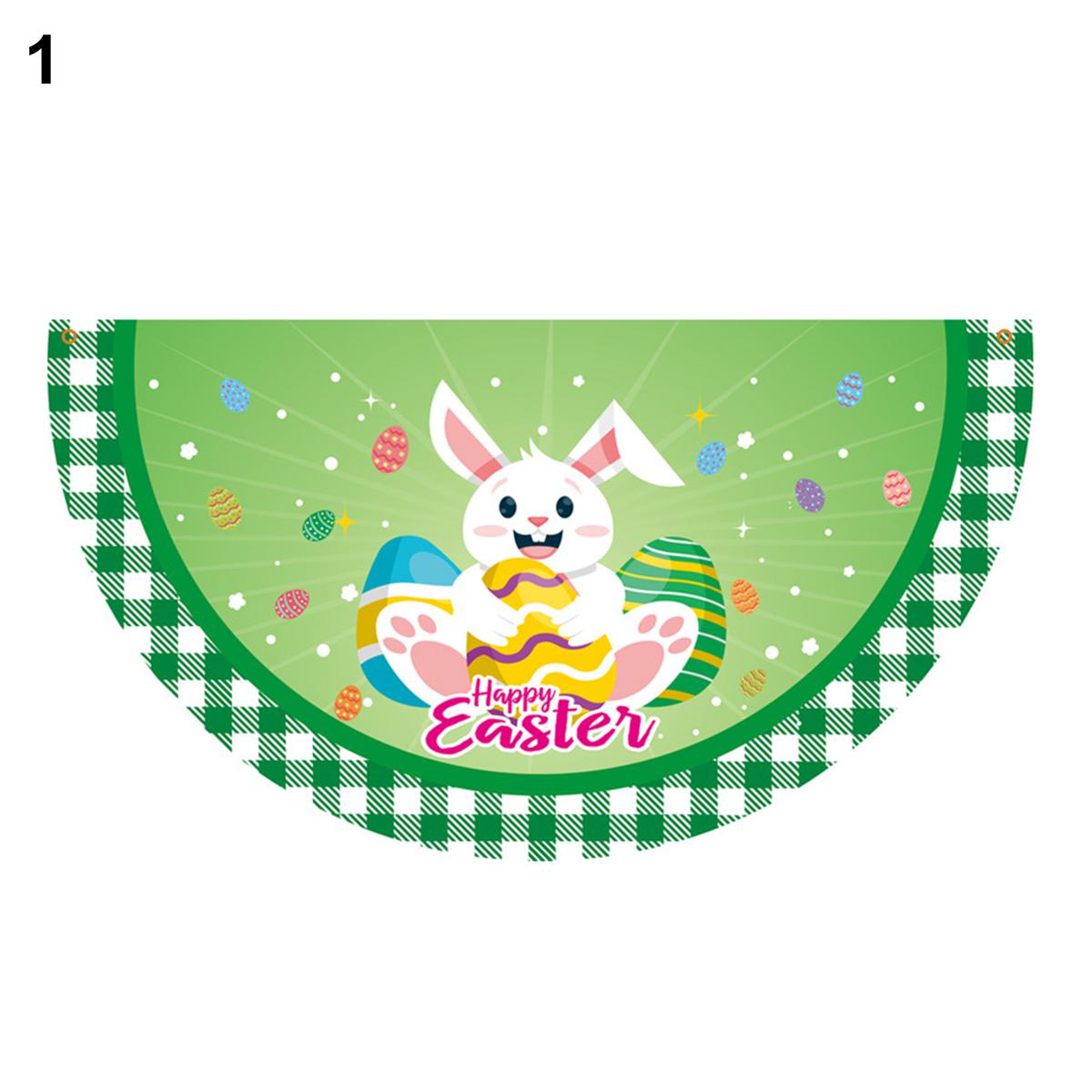 Fan-shaped Banner Vivid Eye-catching Soft Flexible Semicircle Flag Bunting