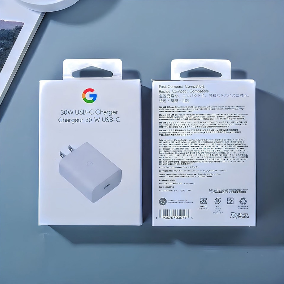 30W USB-C Fast Charger for Google Pixel and USB-C Devices