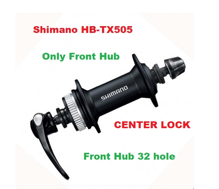 Set Mozzi Disco Shimano HB/TX505 Centerlock – 32 Fori, QR Anteriore + Posteriore